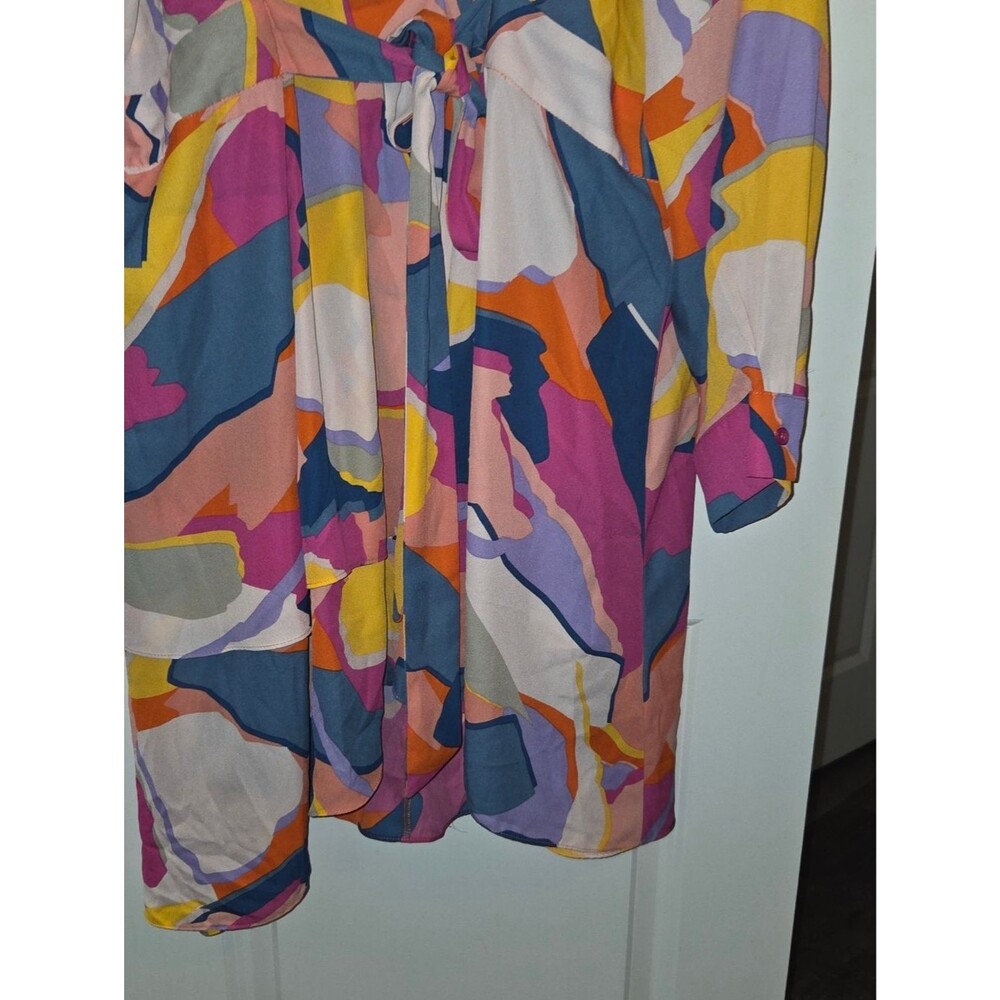 City Chic Gianna Bold Wrap Style Blouse - Picture 8 of 15